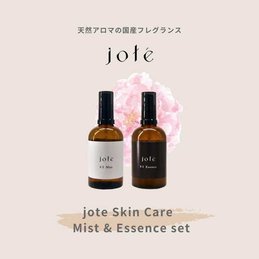 jote ♯3(シャープ3)《ダマスクローズの香り》 SkinCare set ( Mist & Essence )各100ml