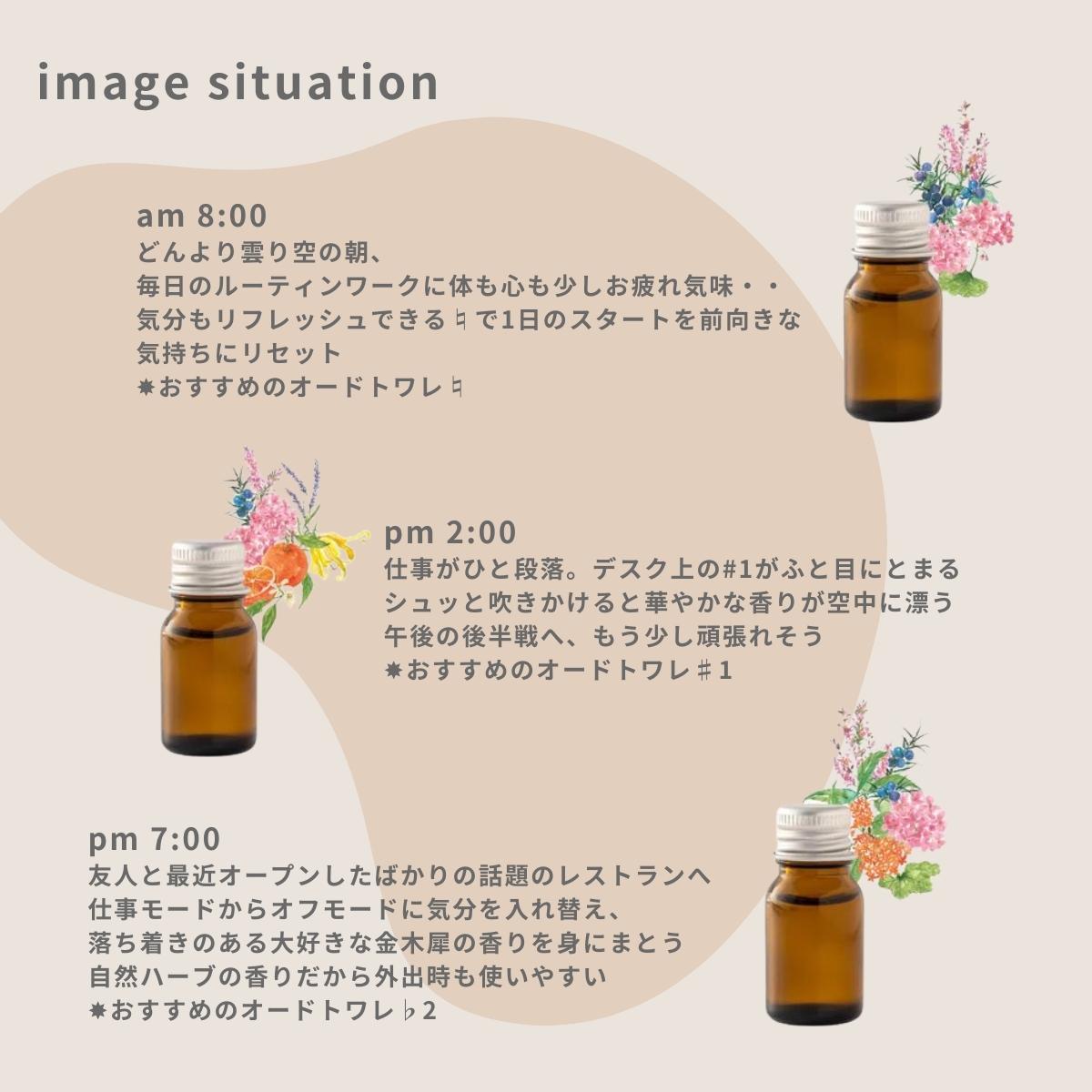 【 ON DAY set 】Perfume 気分によって使い分けるお試し5ml 3本セット